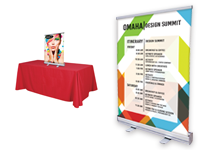 Tabletop Retractable Banner Stand