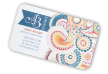 Pearlized Full Color Business Cards